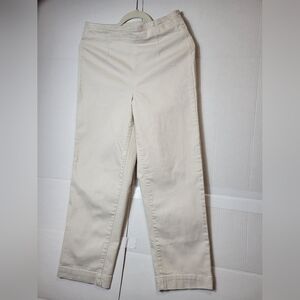 DG2 by Diane Gilman Cream Pants